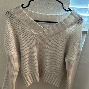 White knitted sweater from pacsun